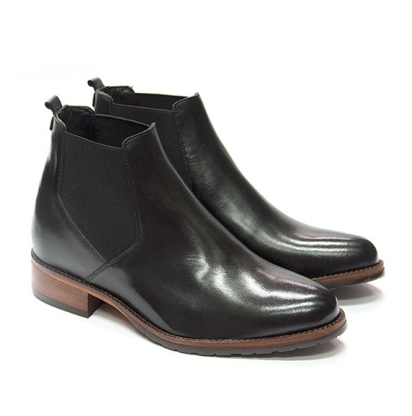 Souliers EMPOLI homme en cuir grainé + 7CM -30%